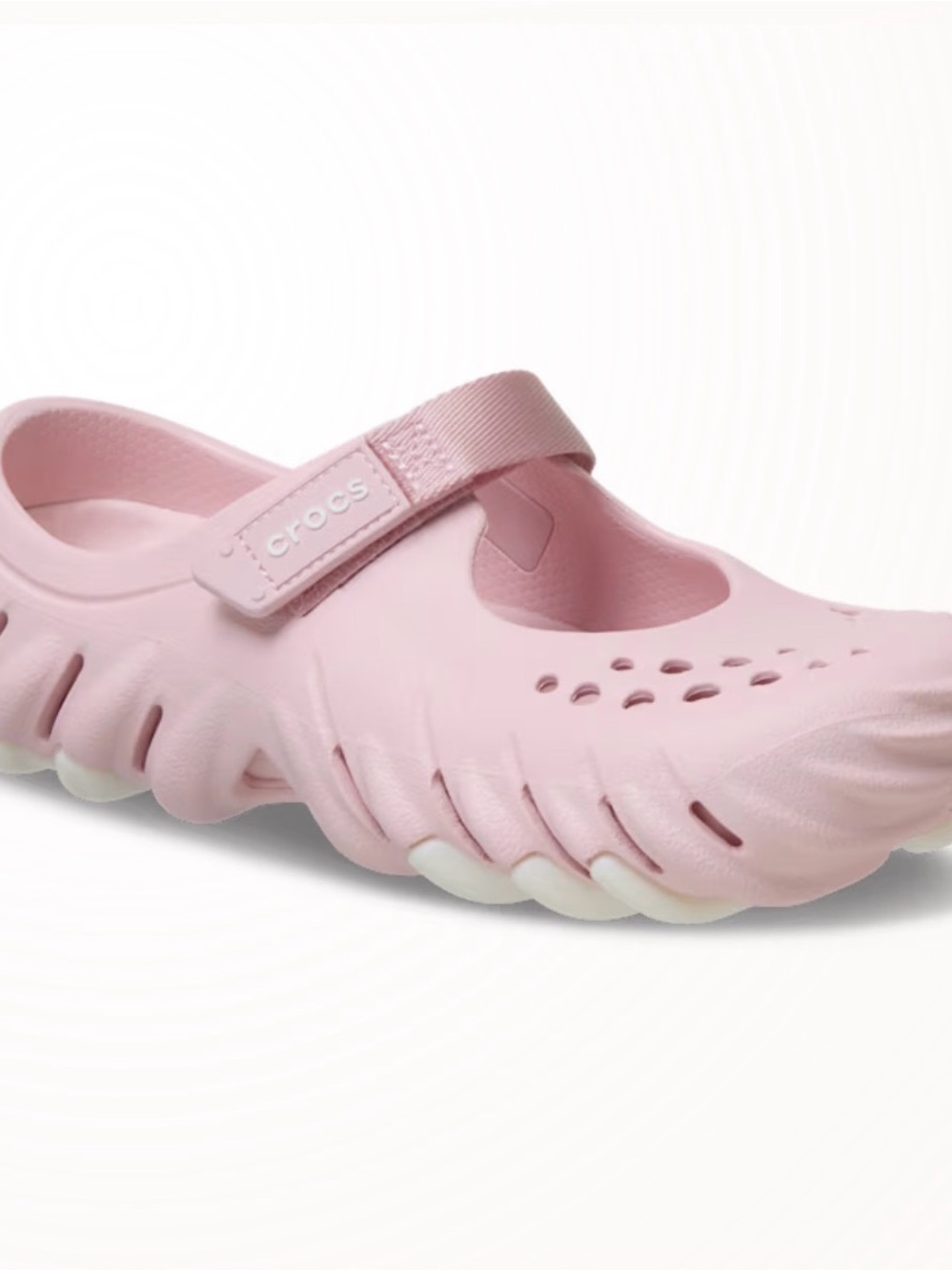 Crocs Echo Mary Jane clogs slides in pink and white cotton candy women’s 7 - Picture 5 of 13